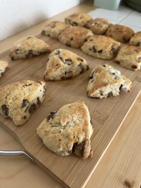 Scones de chocolate