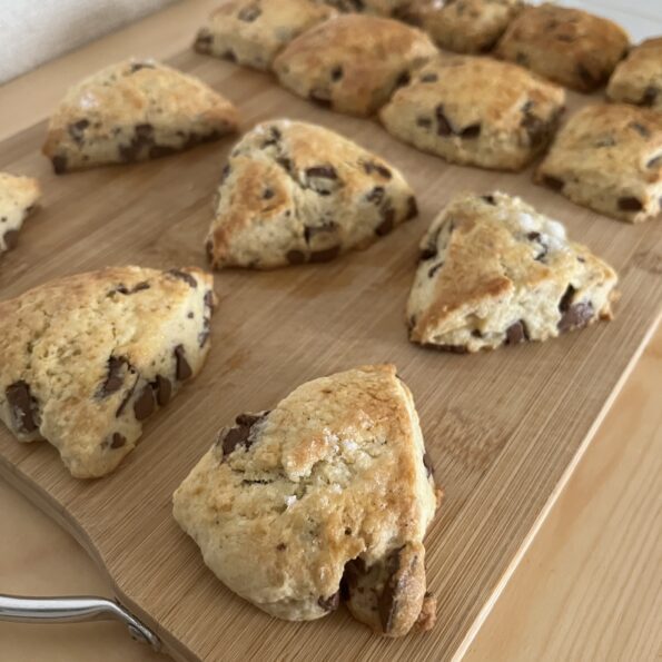 Scones de chocolate